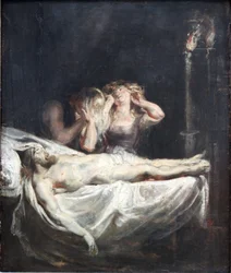 El lamento sobre el Cristo muerto